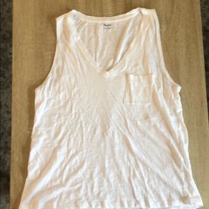 Madewell v neck tank top